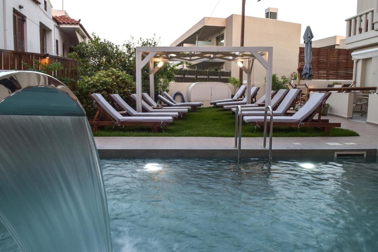 Mithos Premium Rooms Agia Marina Eksteriør bilde